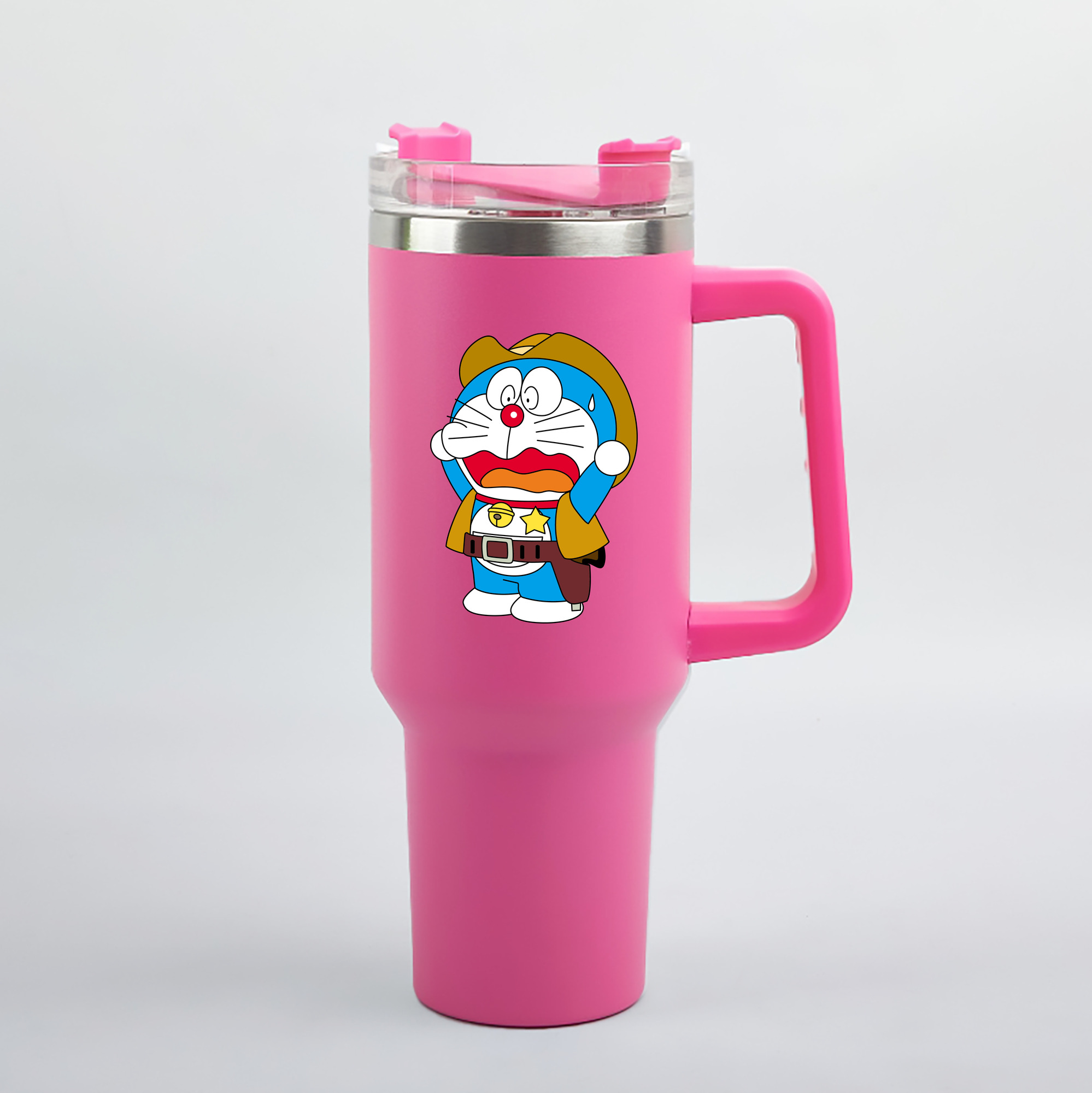 （画像用） ドラえもん Doraemon 1200mL車用タンブラー（カラープリント）